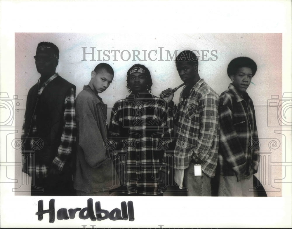1993, George Hudson, Former Milwaukee Rap Singer, with Hardball - Historic Images