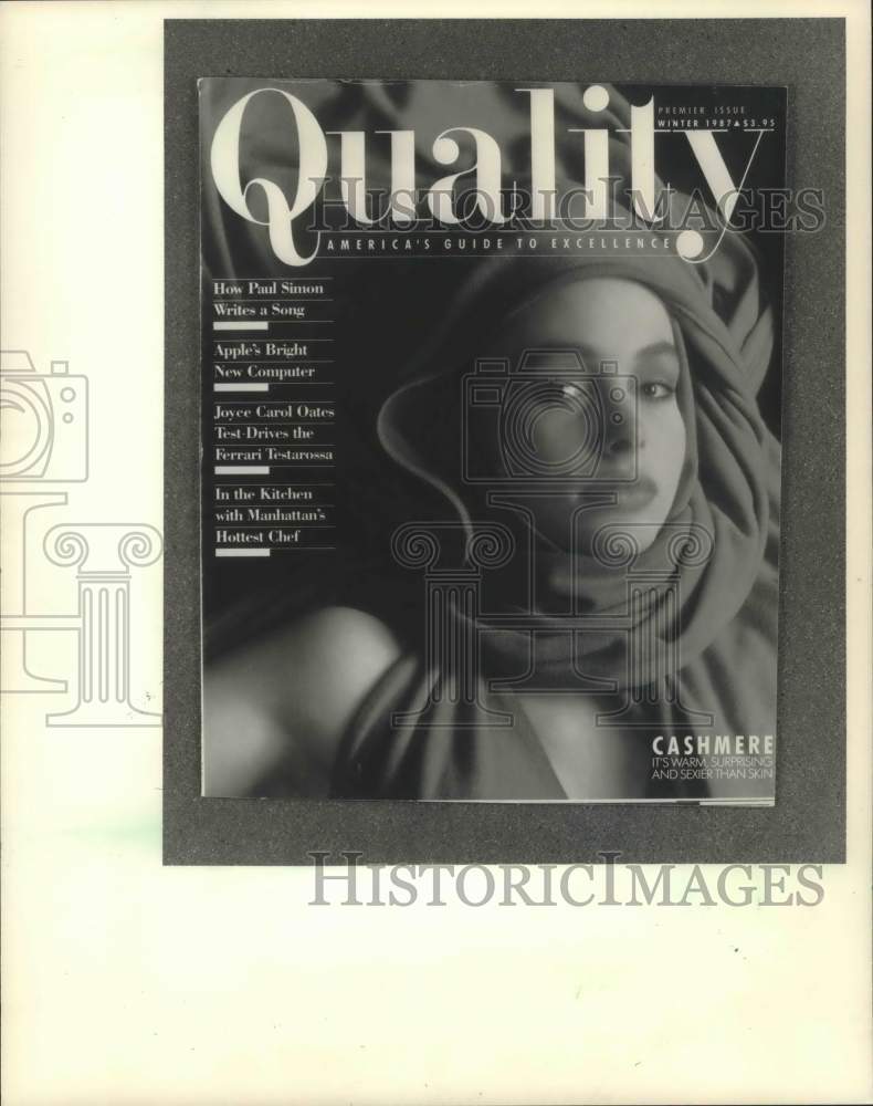 1986 Press Photo Quality magazine published by Time Incorporated - Historic Images