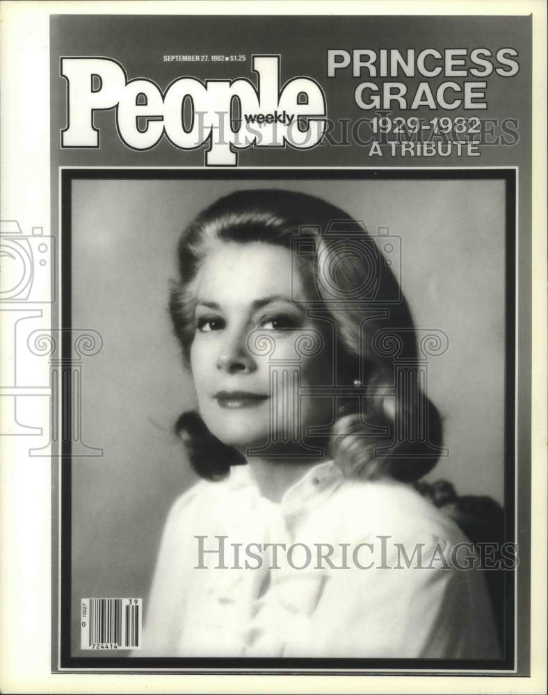 1982 Press Photo Princess Grace on the cover of People Magazine - Historic Images