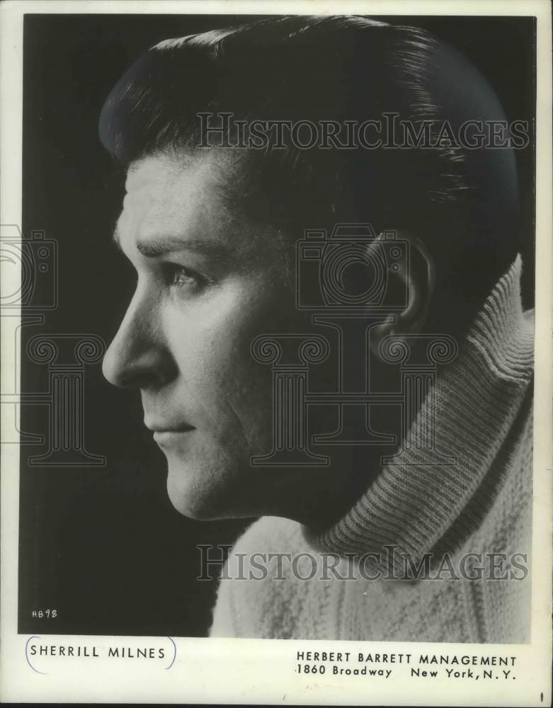1973 Press Photo Baritone singer Sherrill Milnes - Historic Images