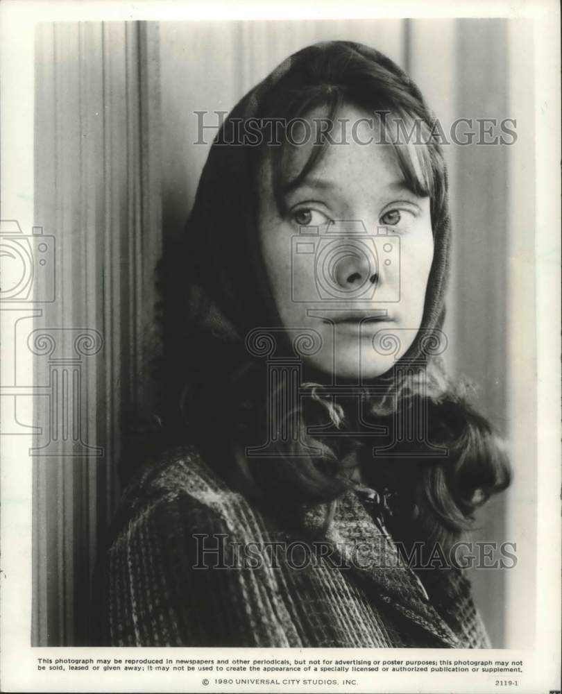 1980 Press Photo Sissy Spacek in "Coal Miner's Daughter" - Historic Images
