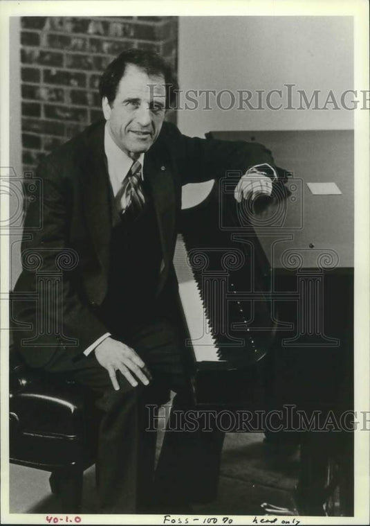 1983, Conductor Lukas Foss - mjp23248 - Historic Images