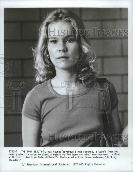 1977, Actress Linda Haynes in "Rolling Thunder" - mjp23256 - Historic Images