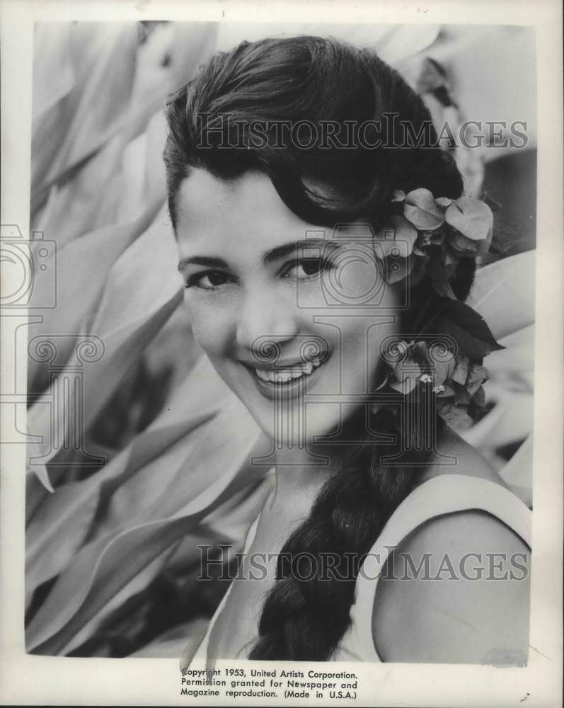 1953, Roberta Haynes in &quot;Return to Paradise&quot; - mjp23259 - Historic Images