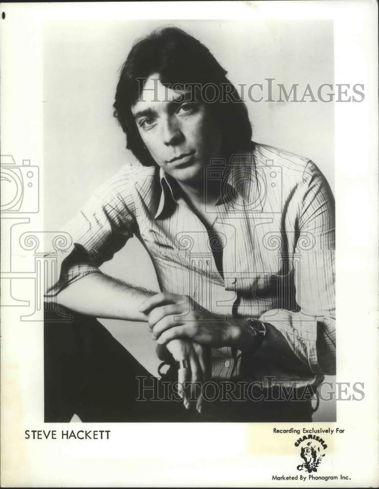 1980 Press Photo Musician Steve Hackett - Historic Images