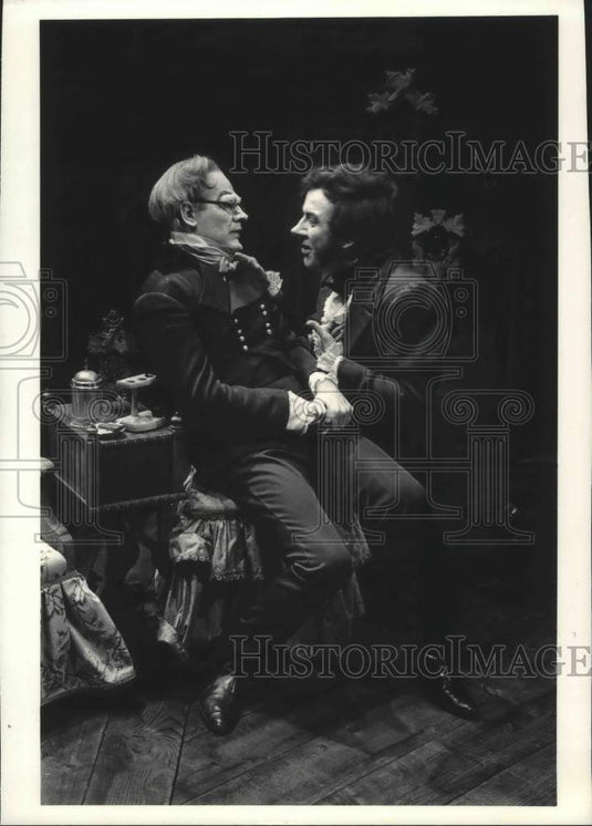 1980 Press Photo Scene from Milwaukee Repertory Theater's "Dead Souls" - Historic Images