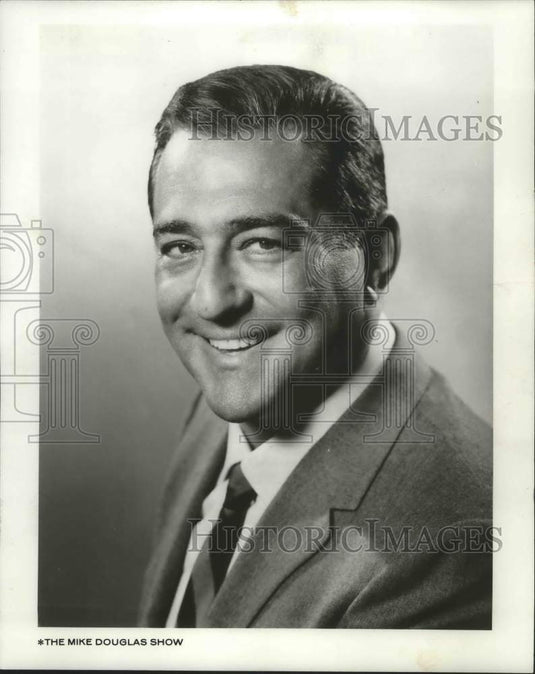 1967, Baritone Robert Merrill co-hosts "The Mike Douglas Show" - Historic Images