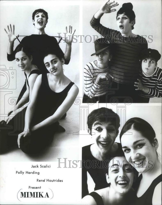 1970, Jack Scalici, Polly Harding & Rene Houtrides Present Mimika - Historic Images