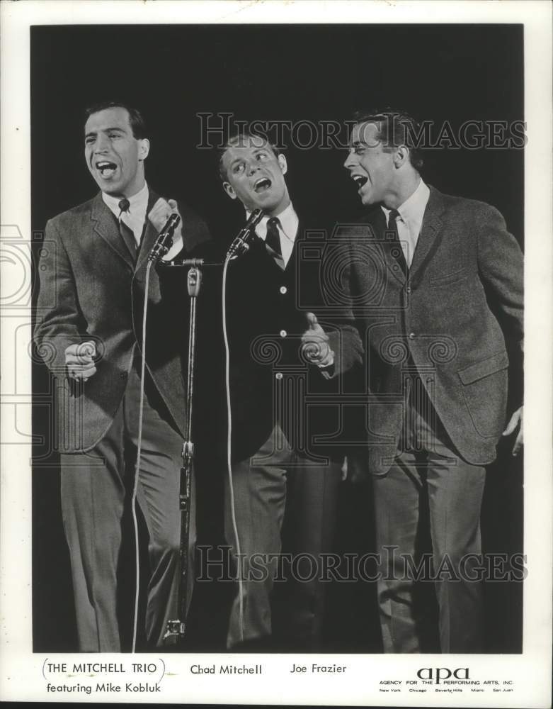 1964, The Mitchell Trio singing - mjp23425 - Historic Images