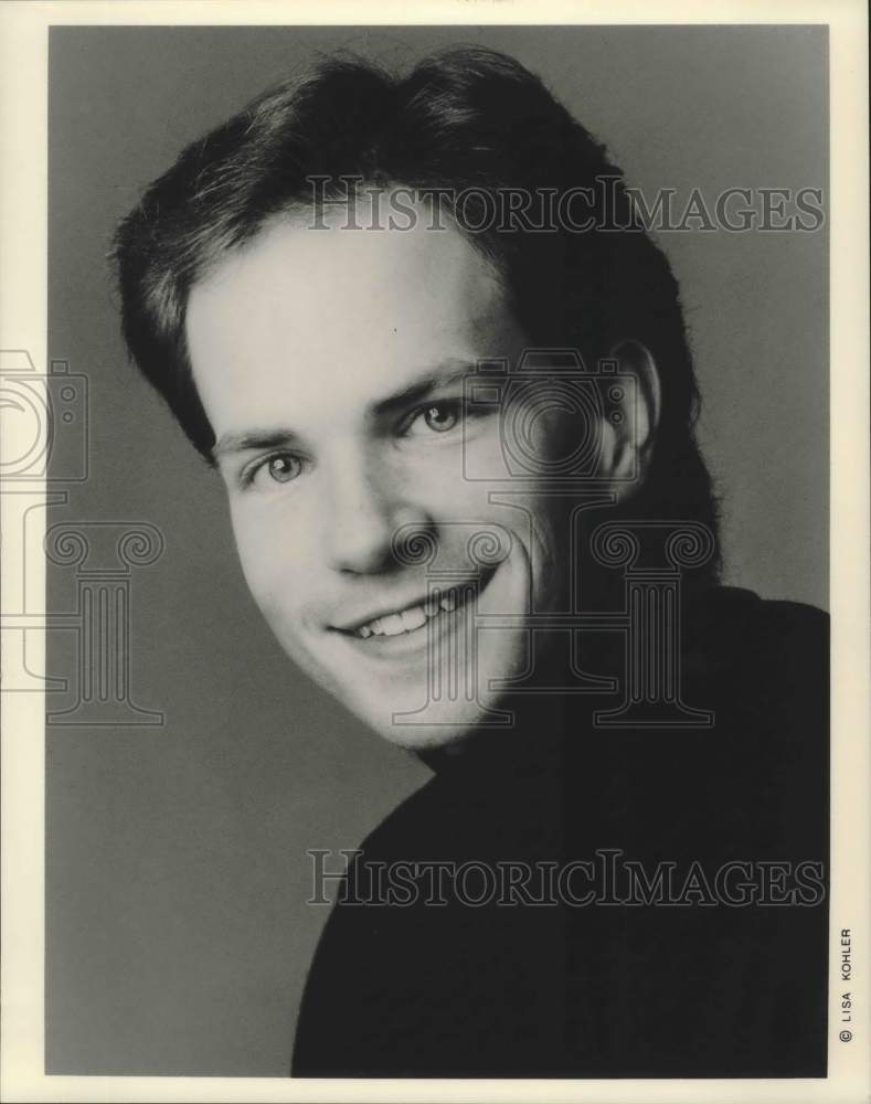 1992 Press Photo Countertenor Singer, Drew Minter&#39;s head shot - Historic Images