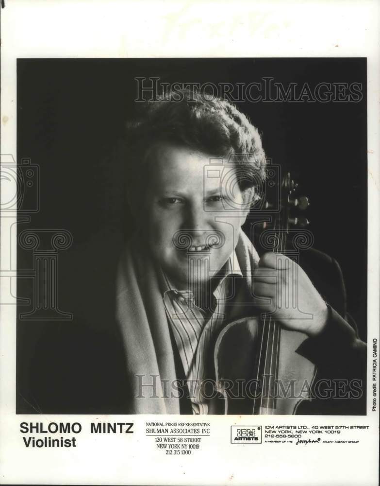 1992, Shlomo Mintz, Violinist - mjp23450 - Historic Images