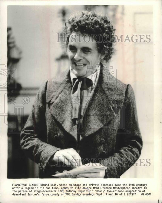1980, Actor Anthony Hopkins stars as genius Edmund Kean in "Kean" - Historic Images