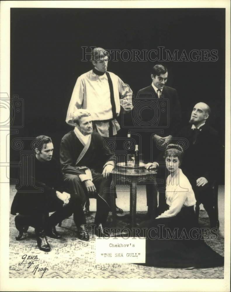 1961, Milwaukee Repertory Theater actors in &quot;The Sea Gull&quot;, Wisconsin - Historic Images