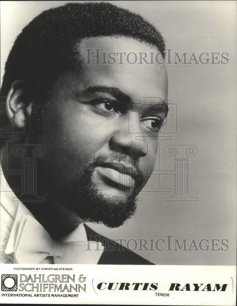 1981, Head shot photo of Tenor Singer Curtis Rayam - mjp23568 - Historic Images