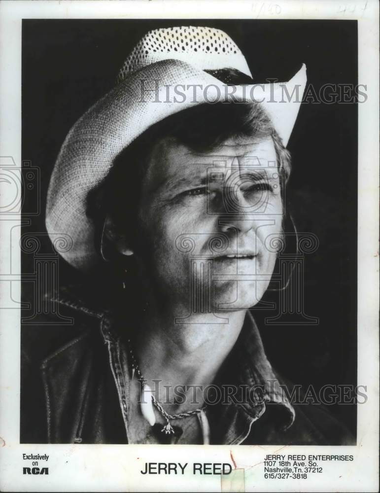 1979 Press Photo Jerry Reed country singer/song writer. - Historic Images