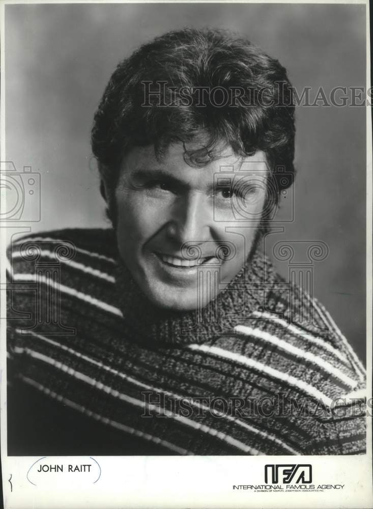 1972, United States Singer John Raitt wearing a sweater - mjp23728 ...