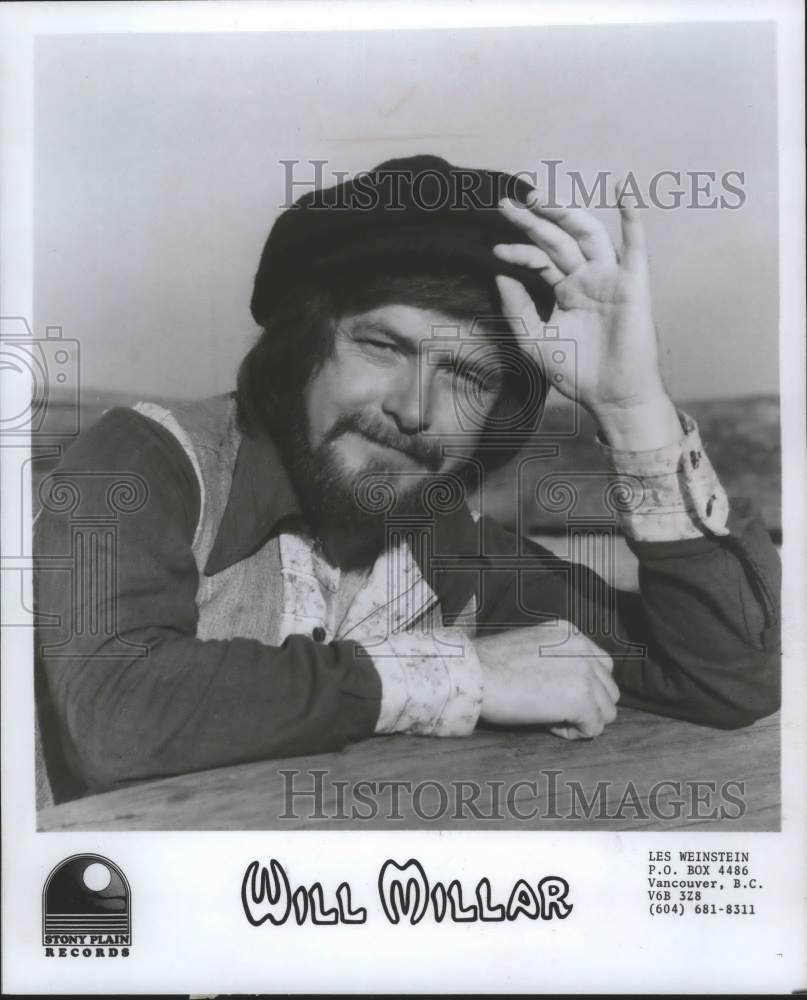 1977 Press Photo Musician And Singer Will Millar Of The Irish Rover - Historic Images
