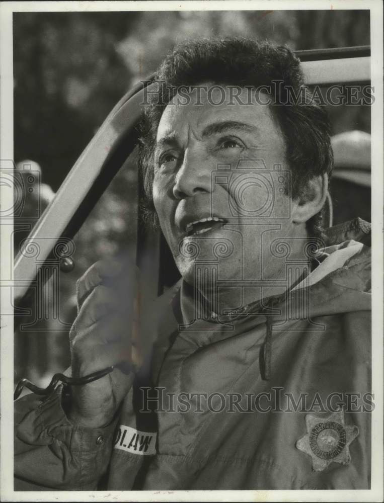 1973, Actor Cameron Mitchell in scene from NBC-TV&#39;s &quot;Lost&quot; - Historic Images