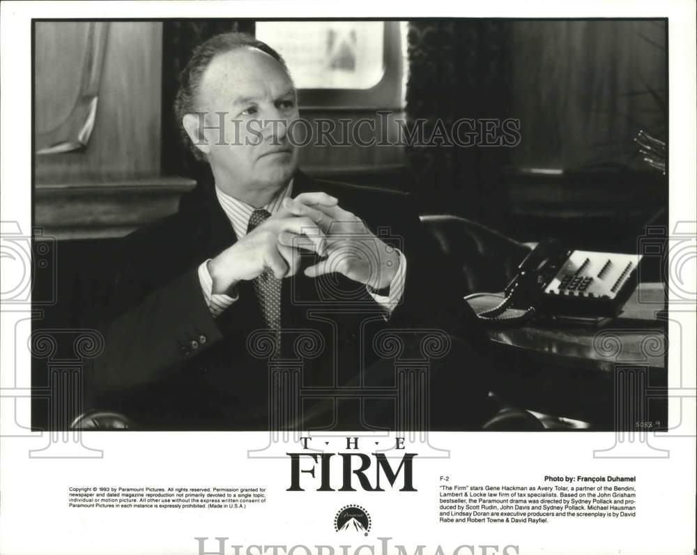 1993, Gene Hackman in "The Firm" - mjp24069 - Historic Images