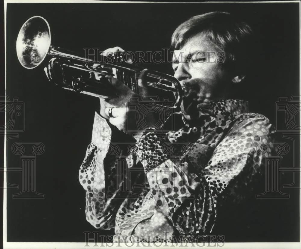 1973, Trumpeter Jim Robak performing - mjp24105 - Historic Images