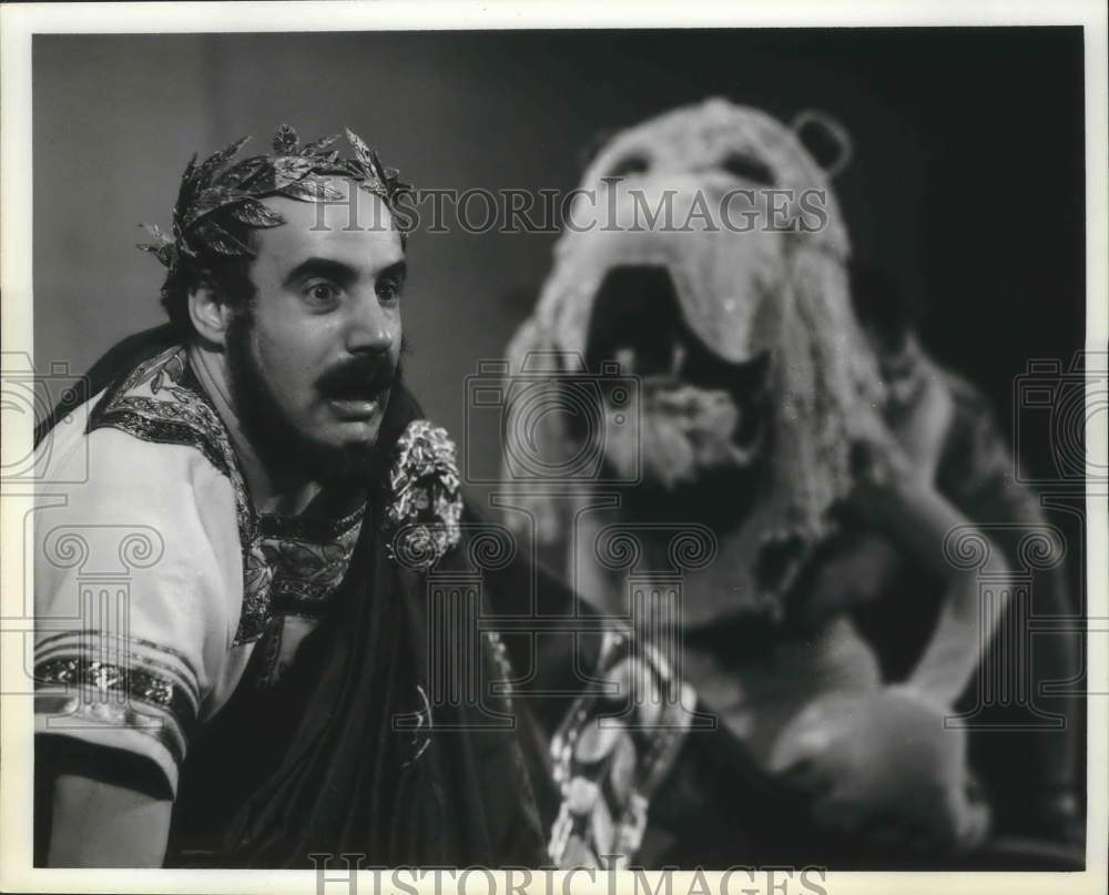 1974, Jeffrey Tambor in &quot;Androcles and the Lion&quot; Play - mjp24135 - Historic Images