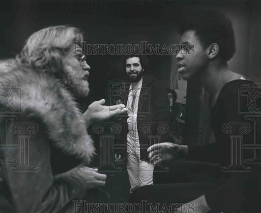 1978, Actor Jeff Grygny Observed Milwaukee People's Theater Rehearsal - Historic Images