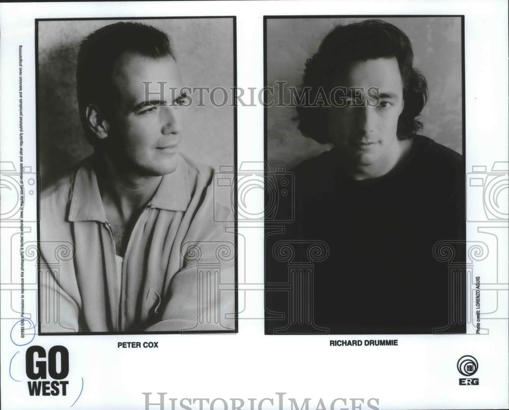 1993 Press Photo Peter Cox &amp; Richard Drummie of the music group Go West - Historic Images