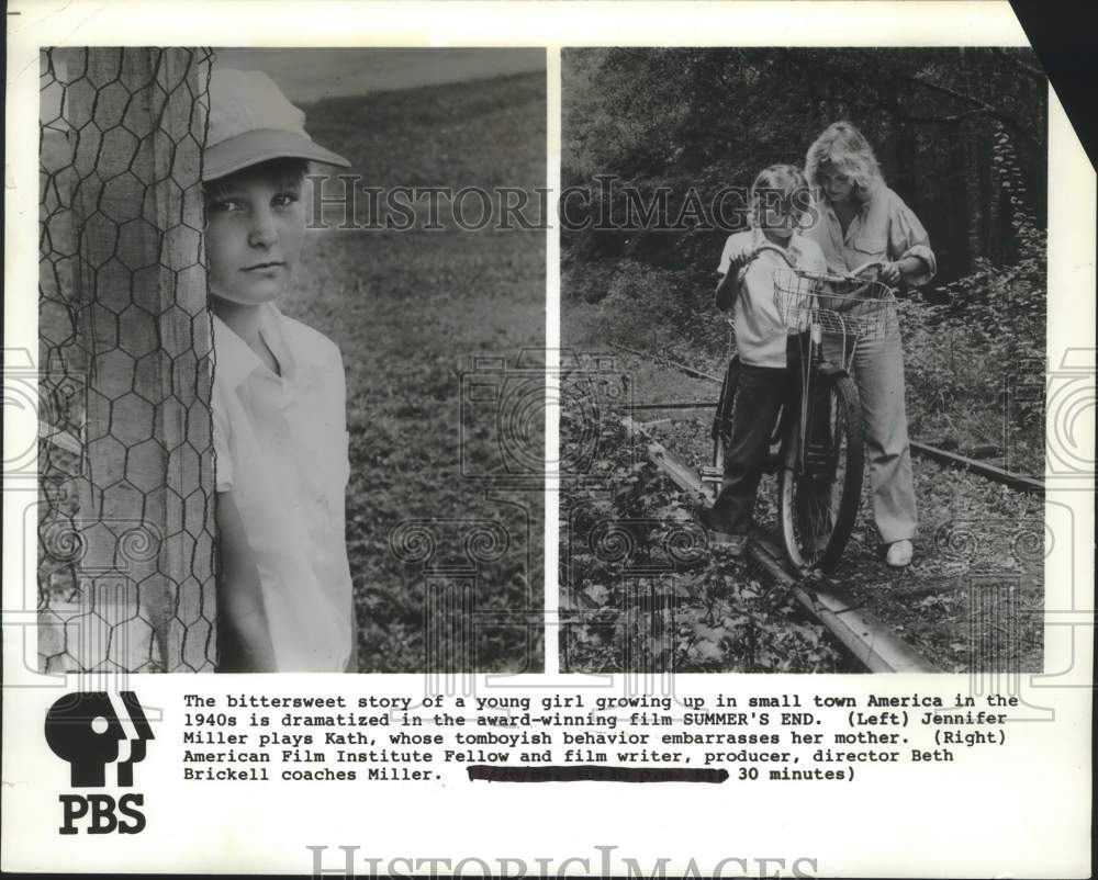 1986, Actress Jennifer Miller & "Summer's End" director Beth Brickell - Historic Images