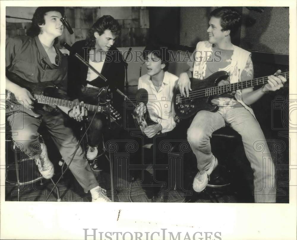1986, Project Mix Milwaukee Rock Band - mjp24319 - Historic Images