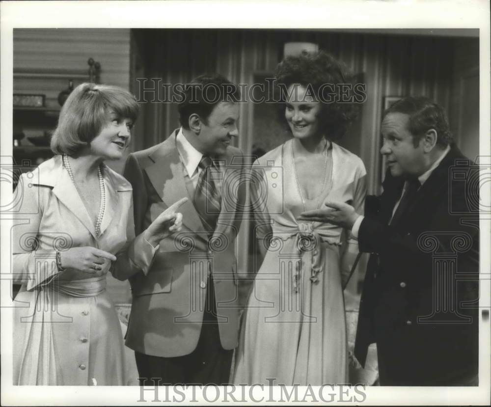 1976, Marge Redmond With Co-Stars In "For Better, For Worse" - Historic Images