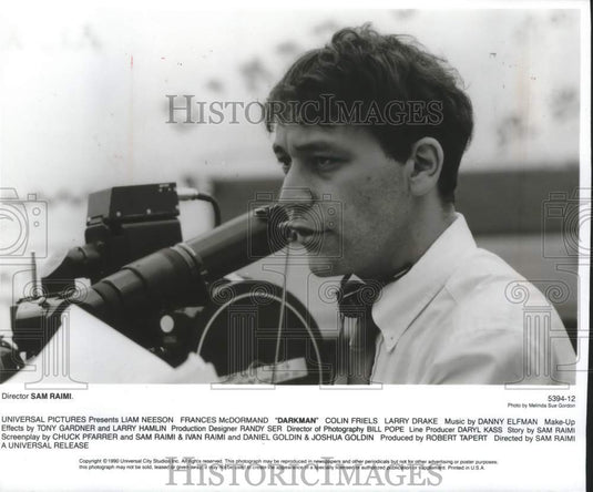 1990, Sam Raimi Director of "Darkman" United States - mjp24369 - Historic Images