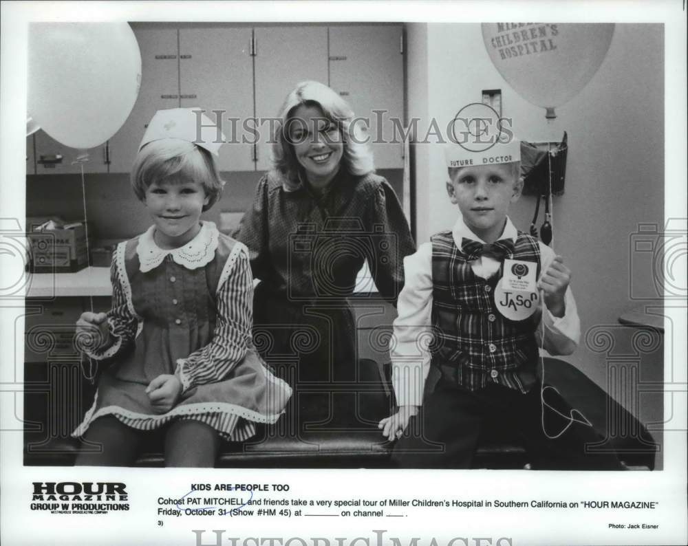 1980, Woman With Kids Of Miller Children's Hospital On Hour Magazine - Historic Images