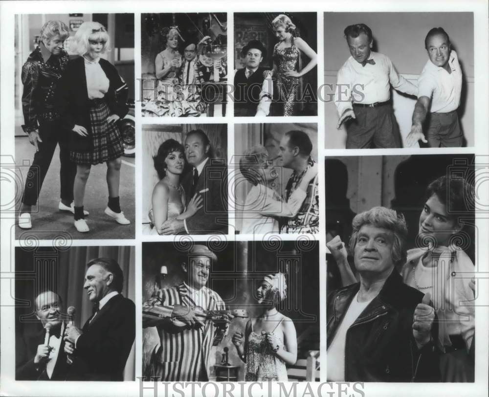 1986, Comedian Bob Hope with numerous guests on NBC Specials - Historic Images