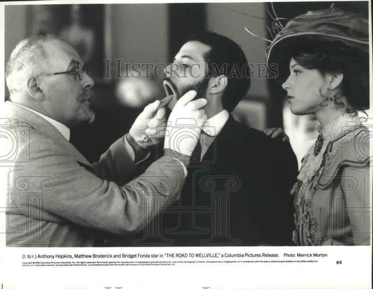 1994, Welsh Actor Anthony Hopkins & co-stars, "The Road To Wellville" - Historic Images