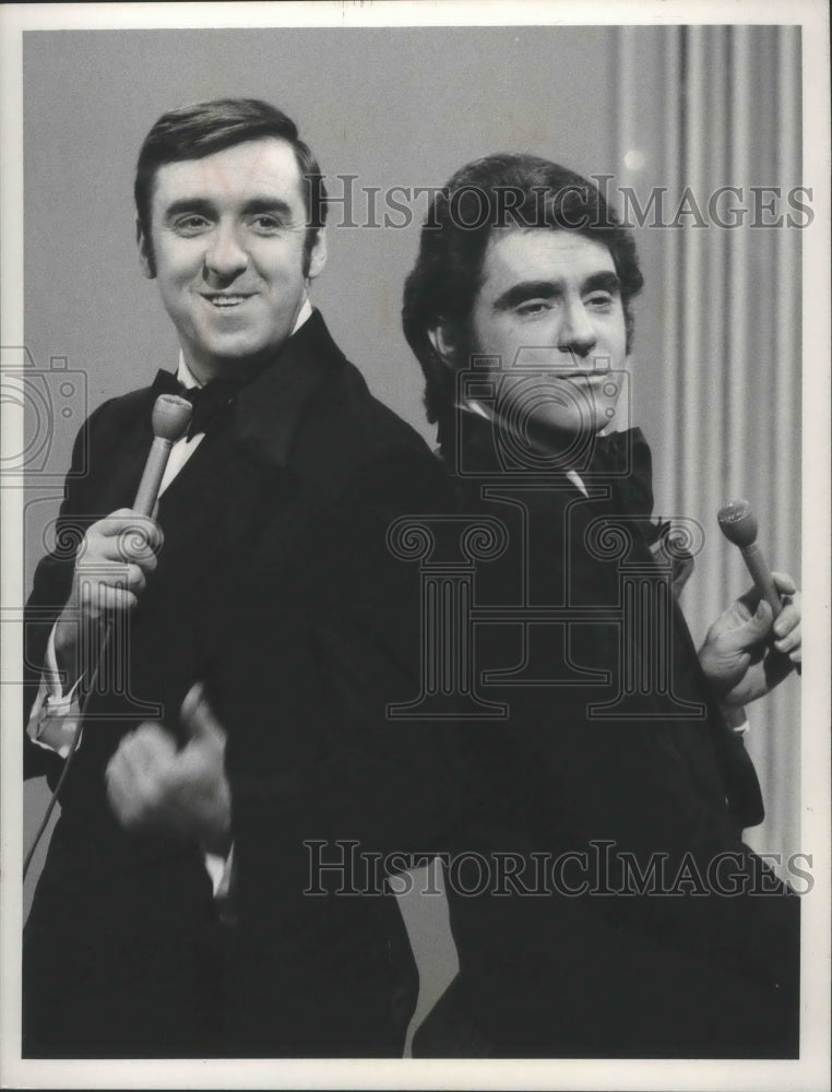 1970, Actor, Anthony Newley &amp; Jim Neighbors - Historic Images