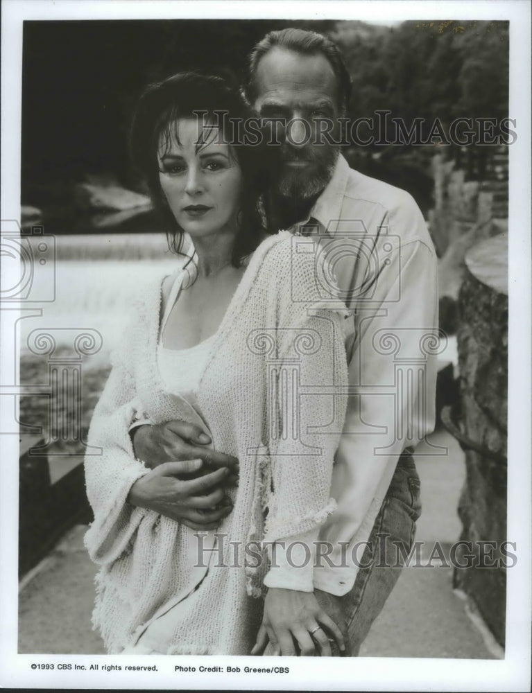 1993 Press Photo Craig T. Nelson & Bonnie Bedelia in "The Fire Next Time" - Historic Images