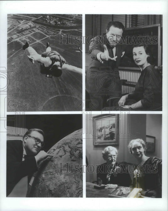 1986 Press Photo NBC-TV "Wide, Wide World" hosted by Dave Garroway - mjp24639-Historic Images