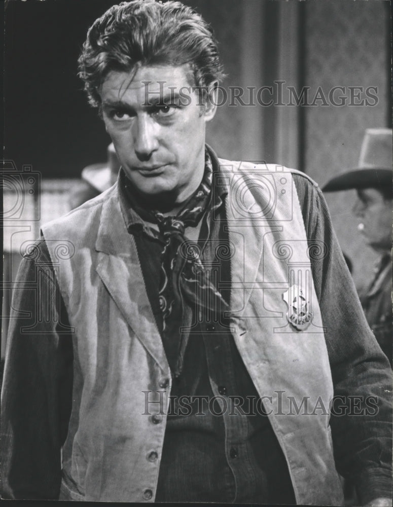 1966 Press Photo Actor RIchard Mulligan As Jed Clayton In NBC&#39;s &#39;The Hero&#39; - Historic Images