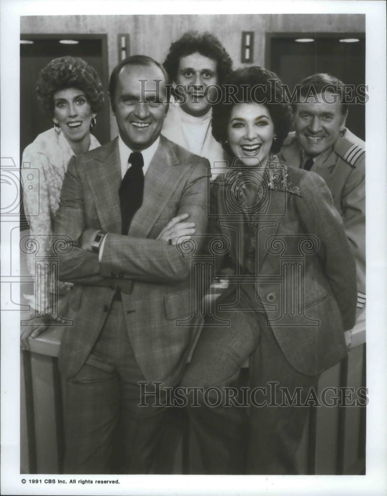 1991 Press Photo Actors Pay Tribute To CBS&#39; &#39;The Bob Newhart Show&#39; - mjp24778 - Historic Images