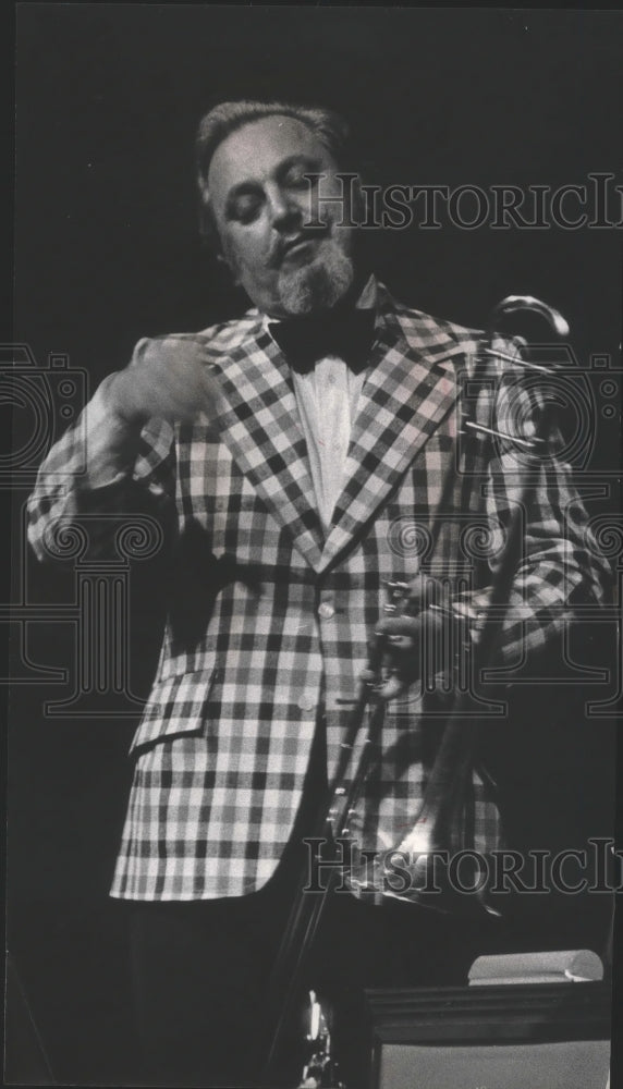 1973 Press Photo Musician Buddy Morrow in Milwaukee concert - Historic Images