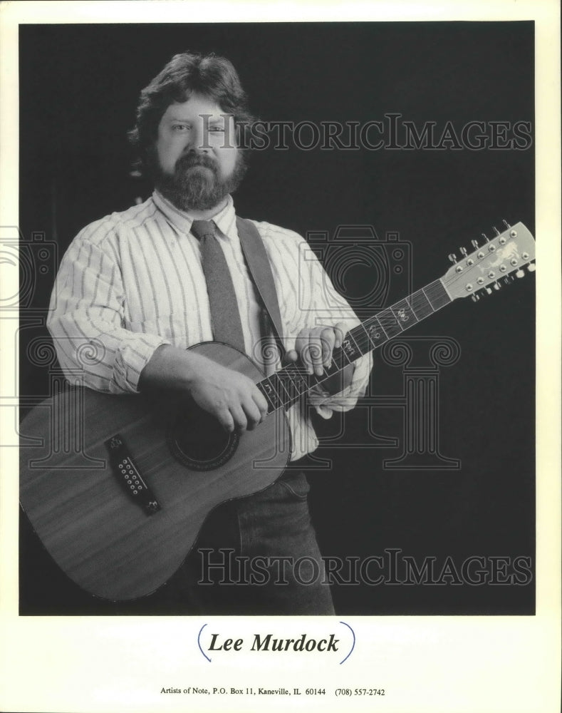 1993 Press Photo Lee Murdock, guitarist of folk and maritime music. - mjp24952 - Historic Images