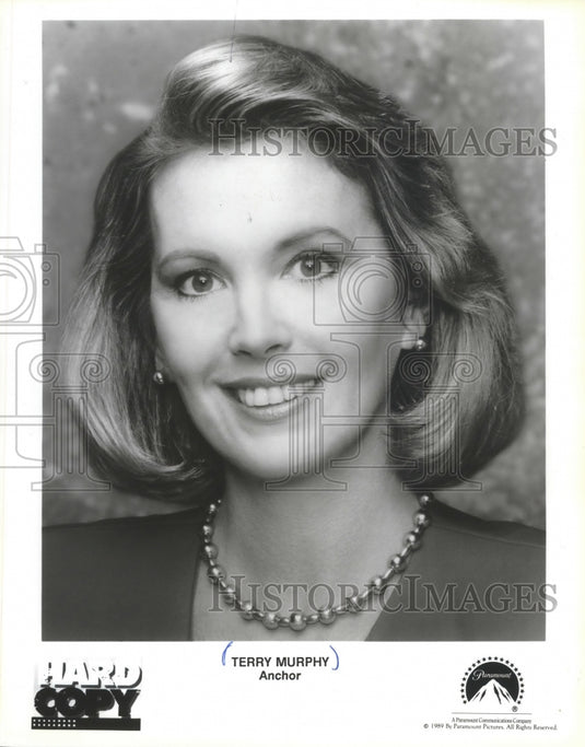 1989, Anchor Terry Murphy in Hard Copy - mjp25045 - Historic Images