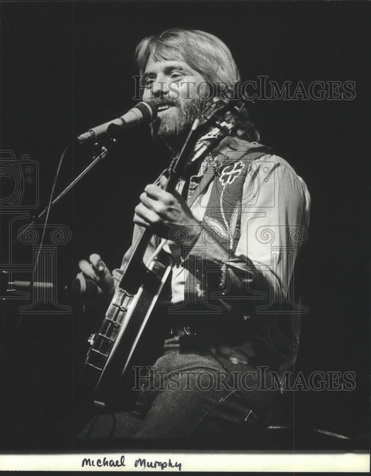 1982, Musician Michael Murphey at Schlitz Country Scene, Summerfest - Historic Images