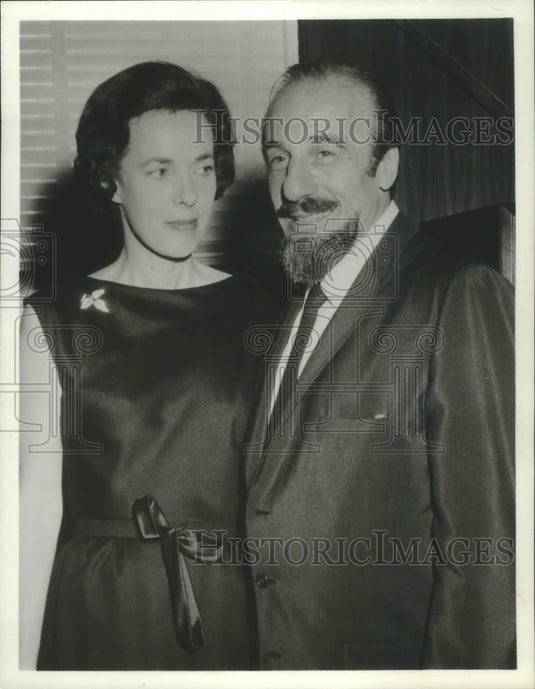 1962, Sing ALong's Mitch Miller and wife Frances - Historic Images