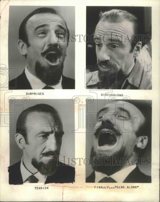 1961, Mitch Miller, Host of "Sing Along with Mitch" - Historic Images