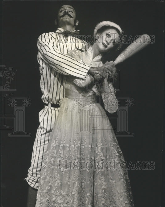1993, Peter Schetter & other in Milwaukee Ballet's "The Mighty Casey" - Historic Images