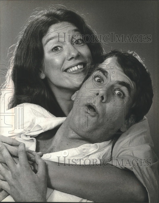 1979, Comedy team of John Monteith and Susan Rand - mjp25382 - Historic Images