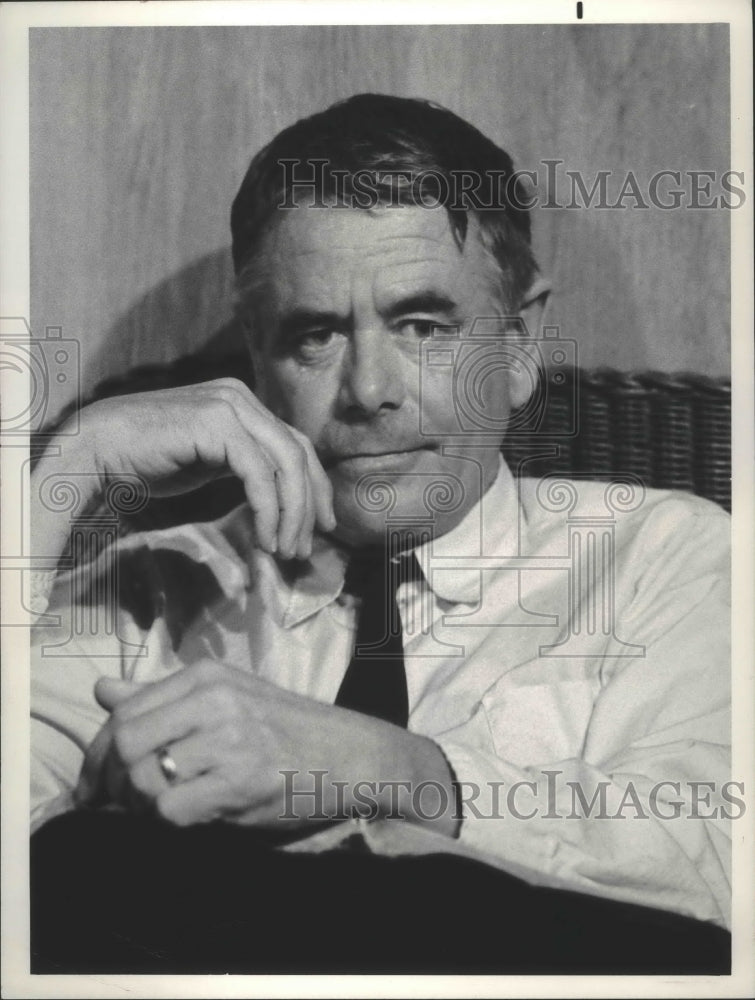 1975, Glenn Ford portrays a country preacher on &quot;Holvak&quot; - Historic Images
