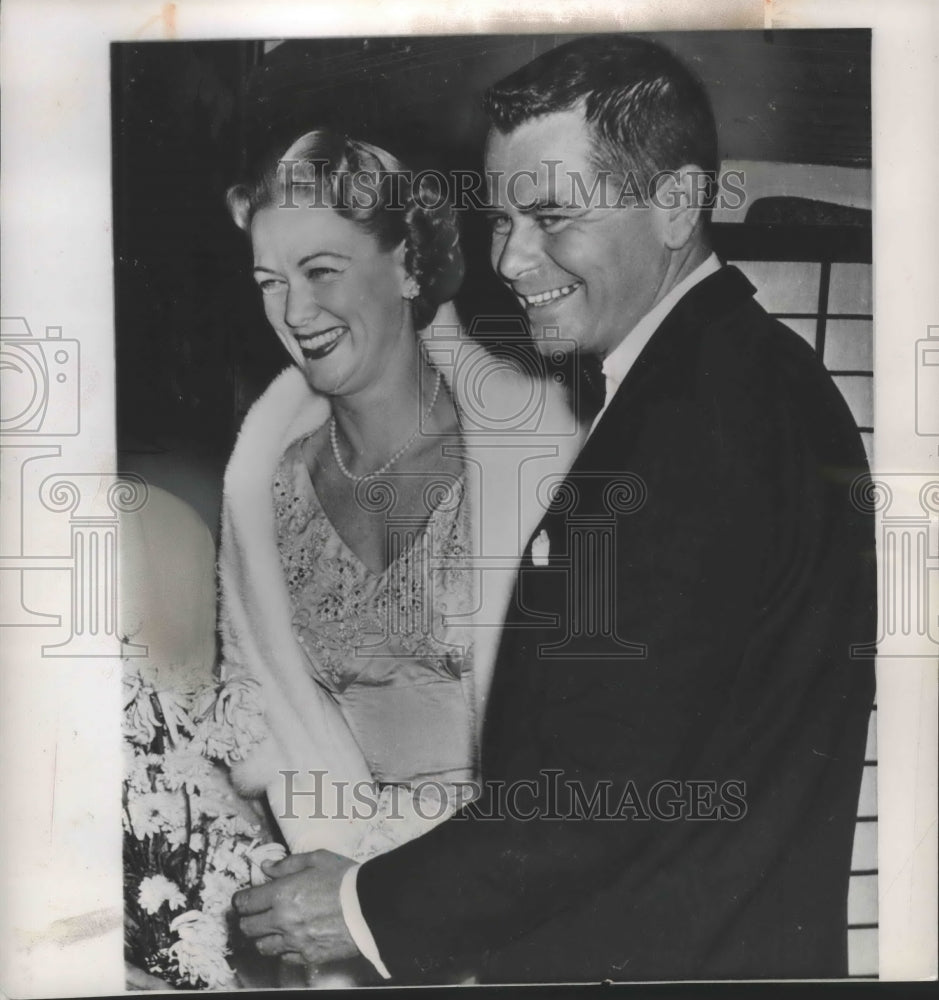 1959, Actor Glenn Ford and his wife, Eleanor Powell - Historic Images