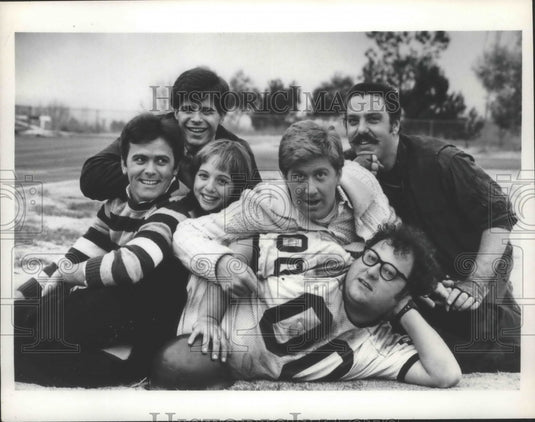 1979, Josh Mostel & other cast members of "Delta House" - mjp25490 - Historic Images